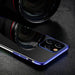 Прозрачен кейс HQWear за iPhone 13 Червен