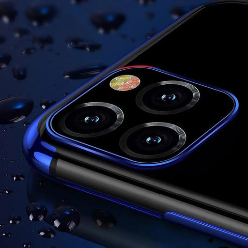 Прозрачен кейс HQWear за Samsung Galaxy A22 5G Син