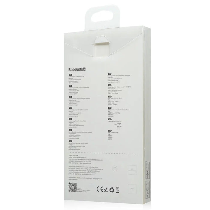 Прозрачен гел кейс Baseus Simple Series Case за iPhone 13