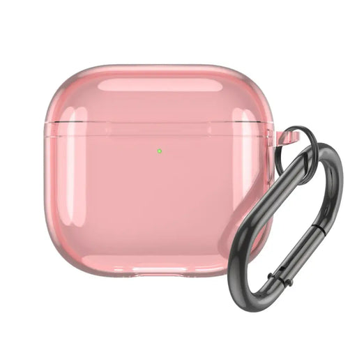 Прозрачен калъф за Airpods 4 - Розов