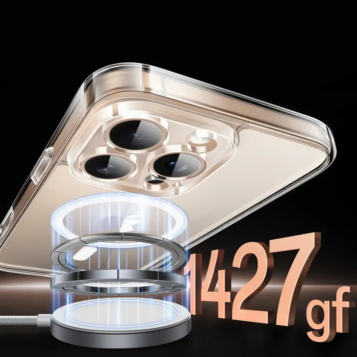 Прозрачен магнитен калъф Ugreen Classy с MagSafe за iPhone