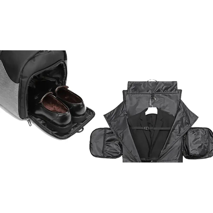 Пътна чанта Wozinsky Premium Suit с мокър джоб (45L) - черна