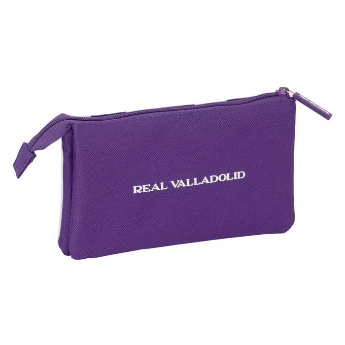 Пътническа Чанта Real Valladolid C.F. Бял Лилав 22 x 12 x 3