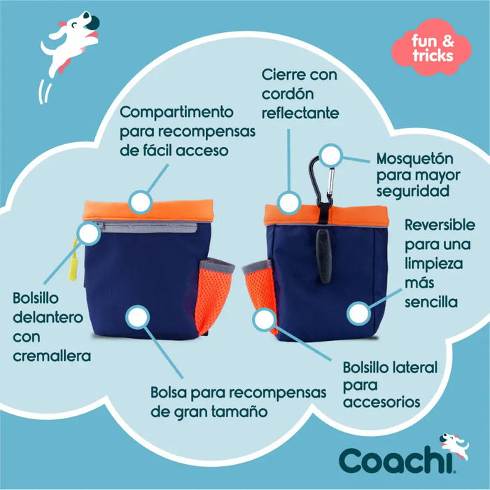 Пътническа Чанта Coachi Train & Treat Син Корал