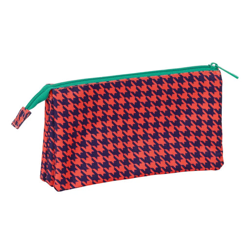 Пътническа Чанта Nait Nait Pata de gallo coral Корал 22 x