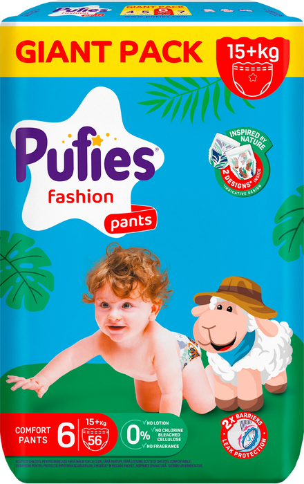 Гащички Fashion, размер 6, 15+кг, 56 бр