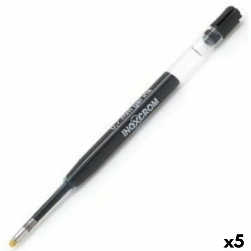 Пълнител за писалка Inoxcrom Roller Gel Черен 0,7 mm (5