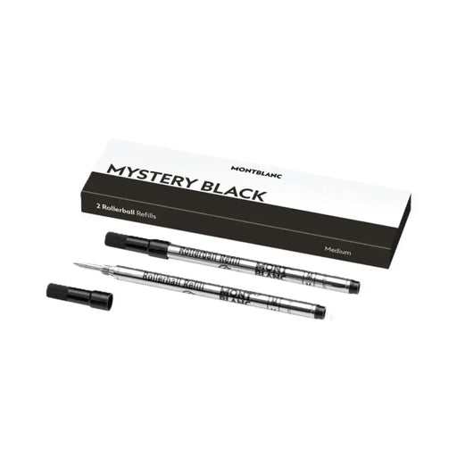 Пълнител за писалка Montblanc MISTERY BLACK Черен 2 броя