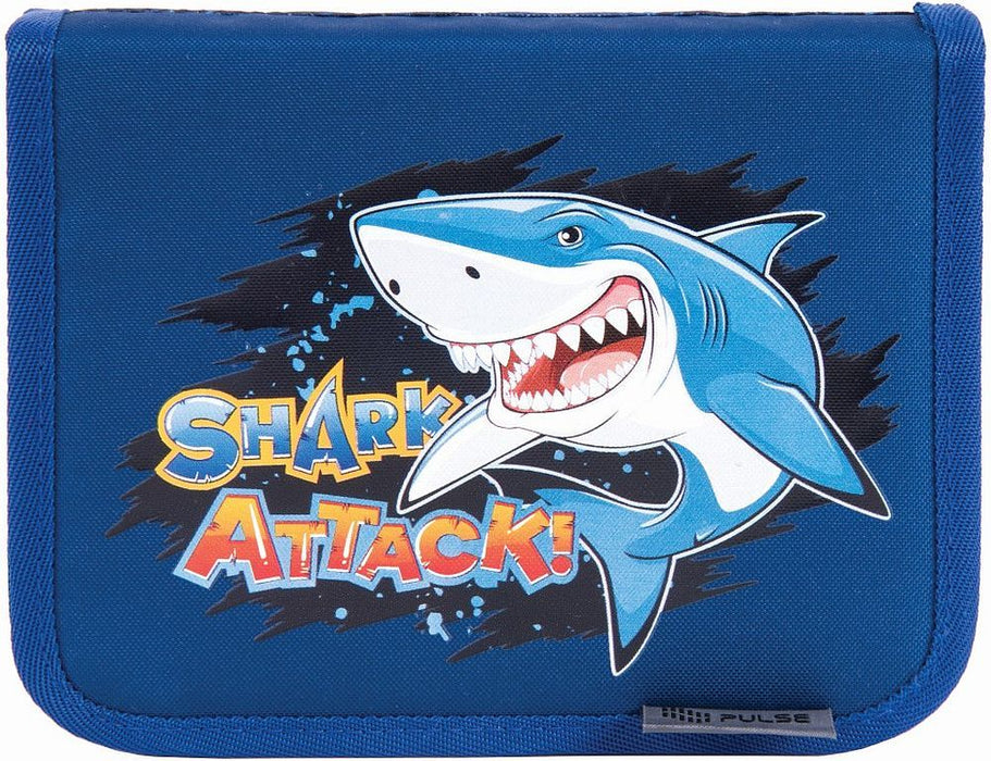 Ученически несесер Pulse - Shark Attack, 1 цип и 2 крила
