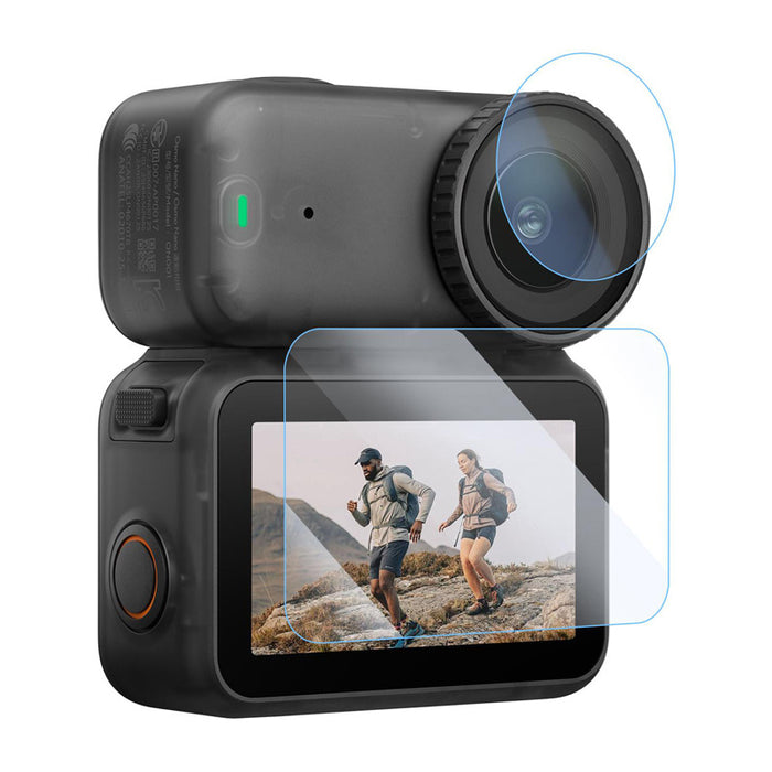 PULUZ Закалено защитно стъкло и фолио за обектив за DJI Osmo Nano