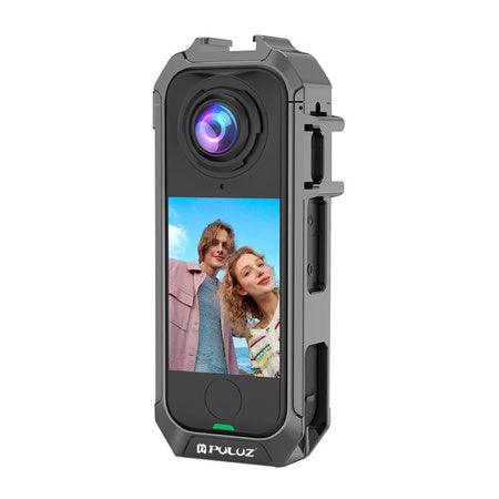 Метален защитен калъф Puluz за Insta 360 X4 Air (сив)
