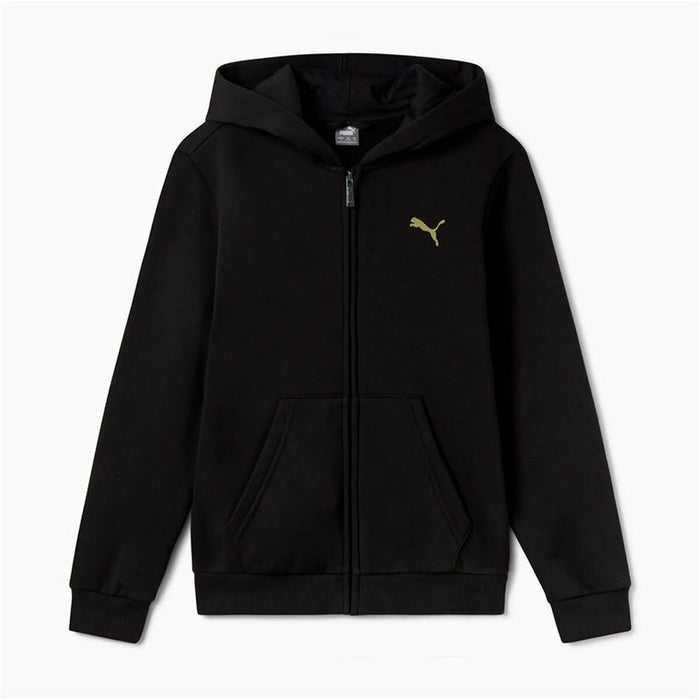 Детско яке Puma Essentials+ Graphic Hoodie Fz Черен