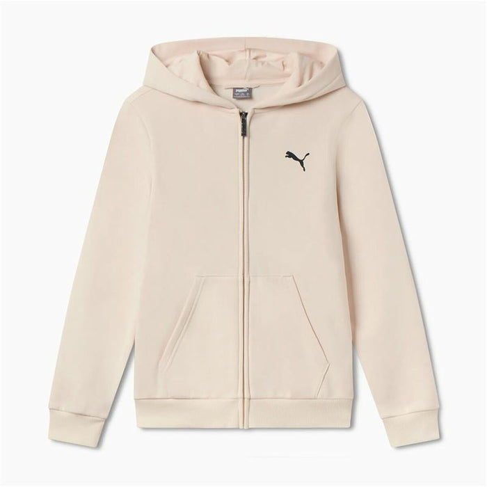 Детско яке Puma Essentials+ Graphic Hoodie Fz Бежов