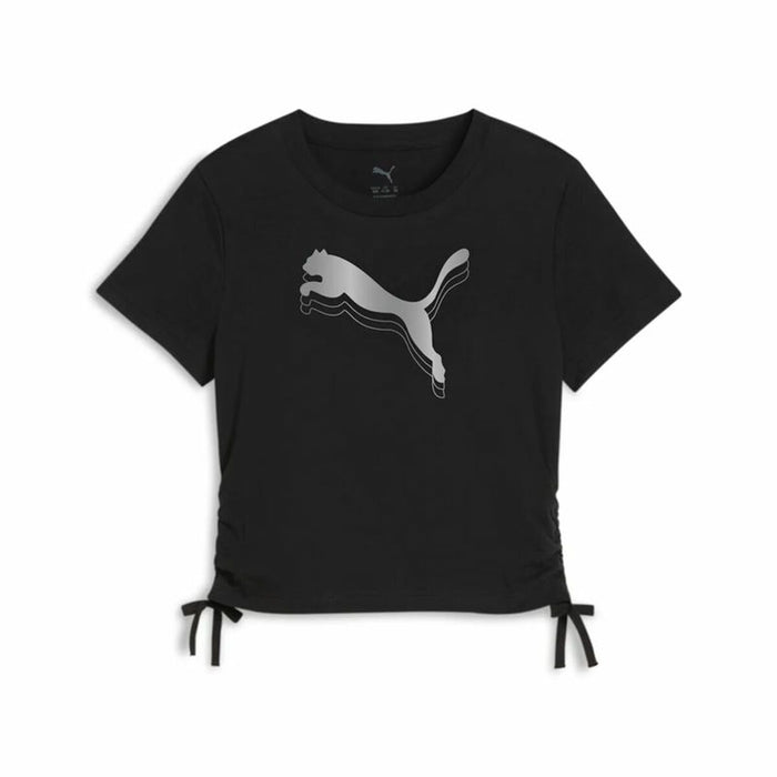 Детски Тениска с къс ръкав Puma Essentials Metallic Knotted