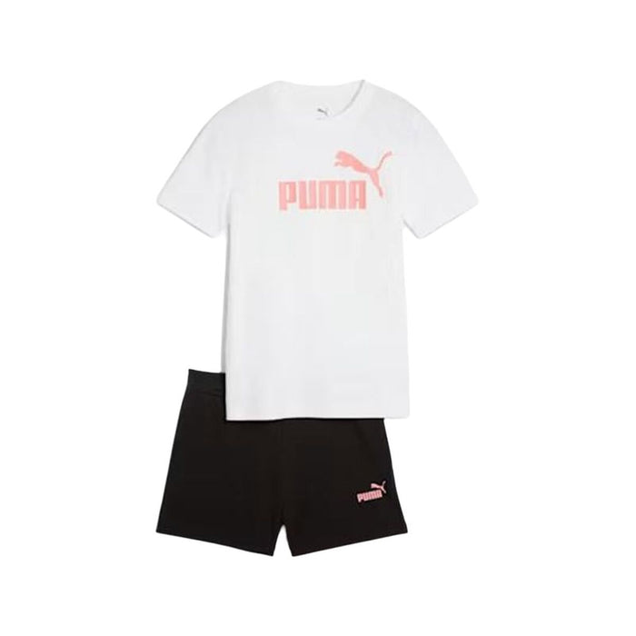 Спортен Комплект за Деца Puma Essentials No.1 Logo An Бял