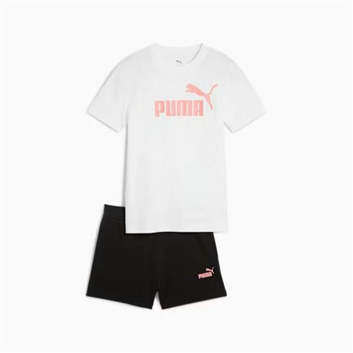 Спортен Комплект за Деца Puma Essentials No.1 Logo An Бял