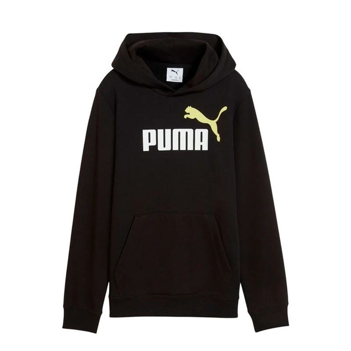 Детски суичър с качулка Puma Essentials 2 Color No.1 Log Черен
