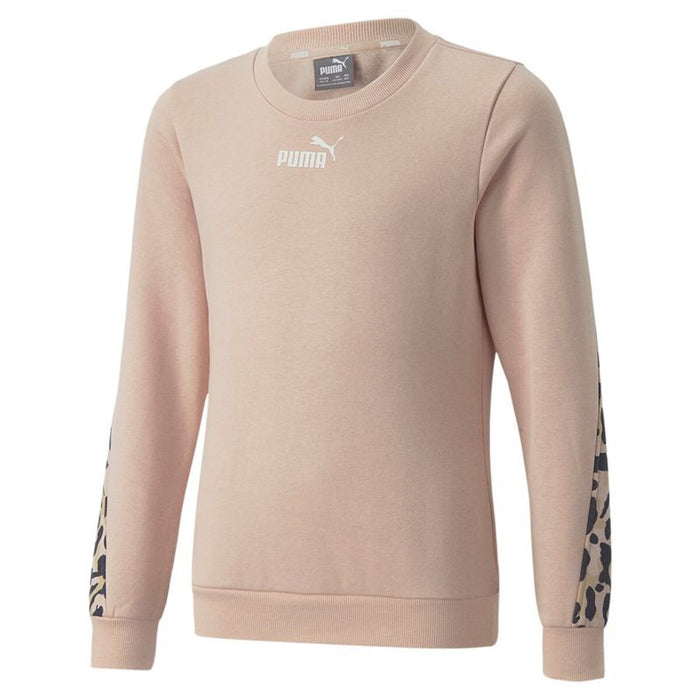 Суитчър без Качулка за Момиче Puma Alpha Crew Neck Розов