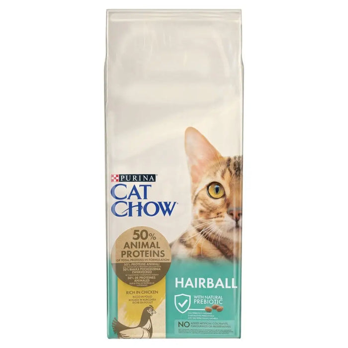 PURINA Cat Chow Hairball Control Chicken - суха храна