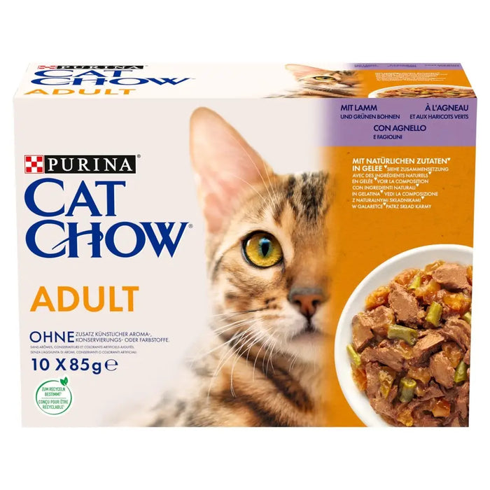 PURINA Cat Chow Lamb Green Beans - мокра храна за котки