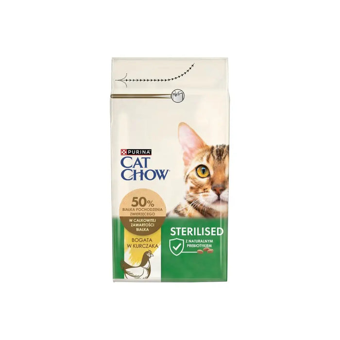 Purina CAT CHOW STERILISED суха храна за котки 1,5 кг Пиле