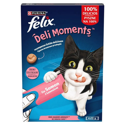 PURINA Felix Deli Moments Salmon - лакомства за котки