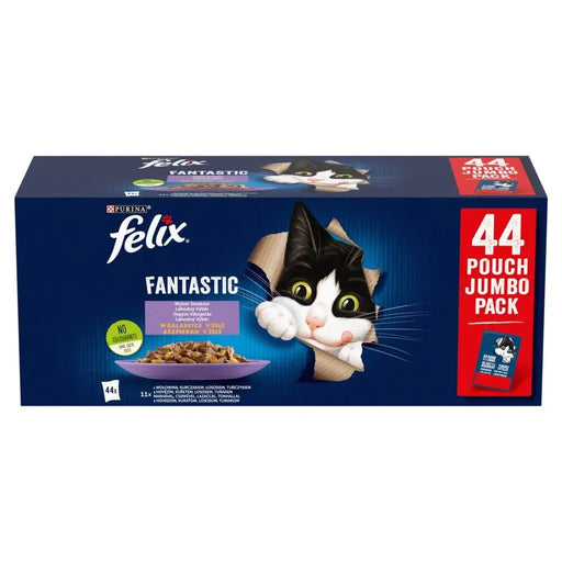 PURINA Felix Fantastic Mix в желе - мокра храна за котки