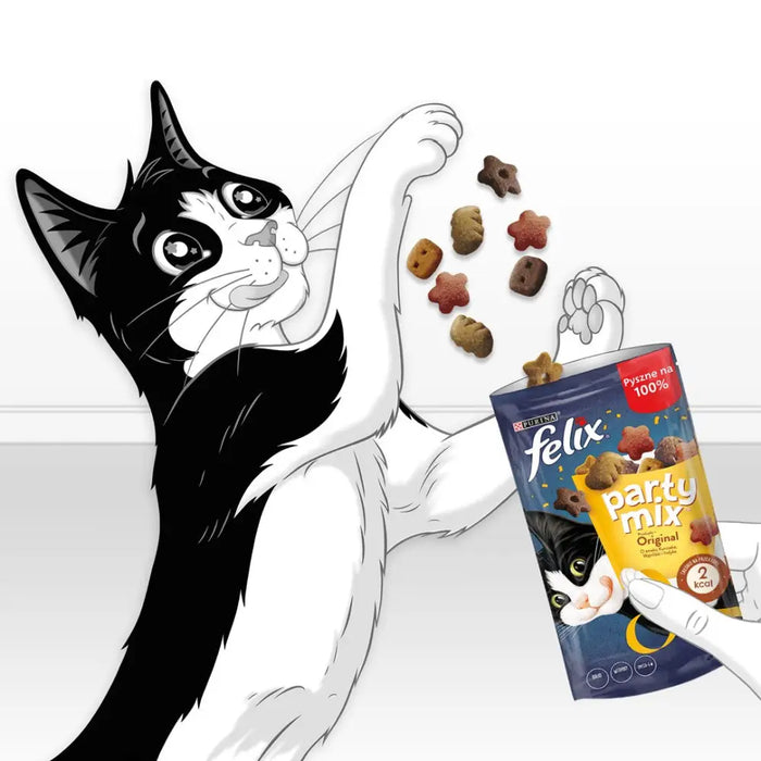 PURINA Felix Party Mix Original - лакомства за котки - 60гр