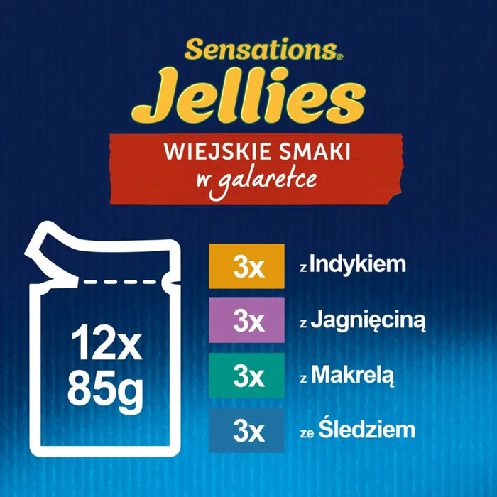 Purina Felix Sensations Mix Турция скумрия агнешко херинга