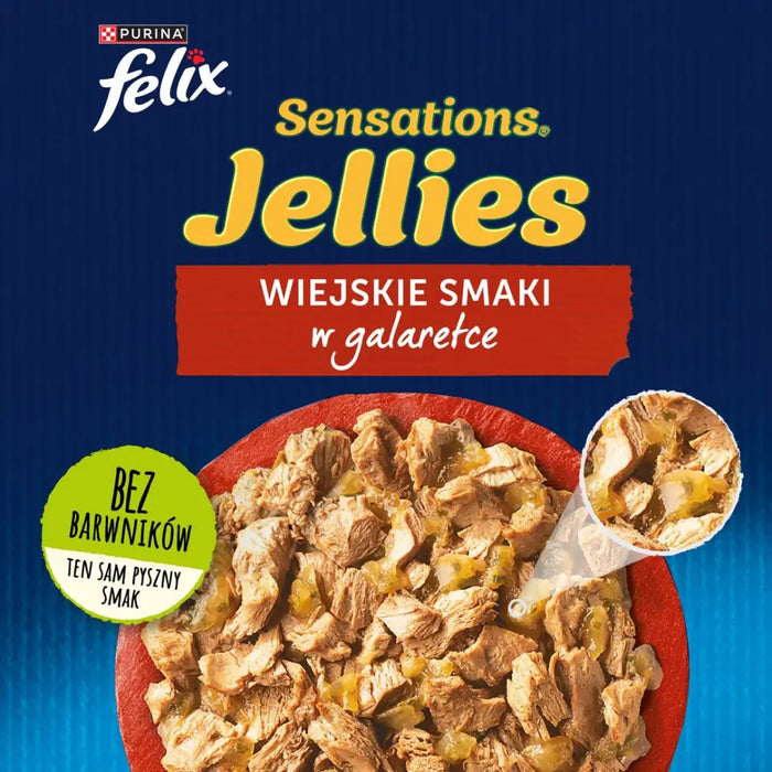 Purina Felix Sensations Mix Турция скумрия агнешко херинга
