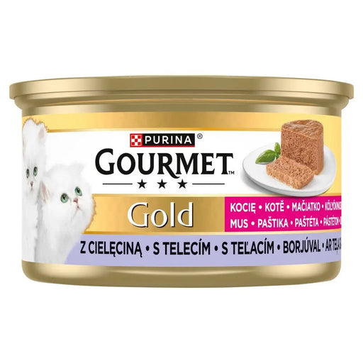 PURINA Gourmet Gold Kitten Телешки мус - мокра храна