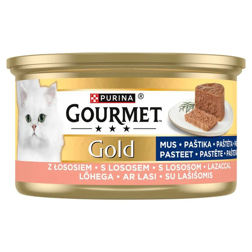 PURINA Gourmet Gold Mousse със сьомга - мокра храна