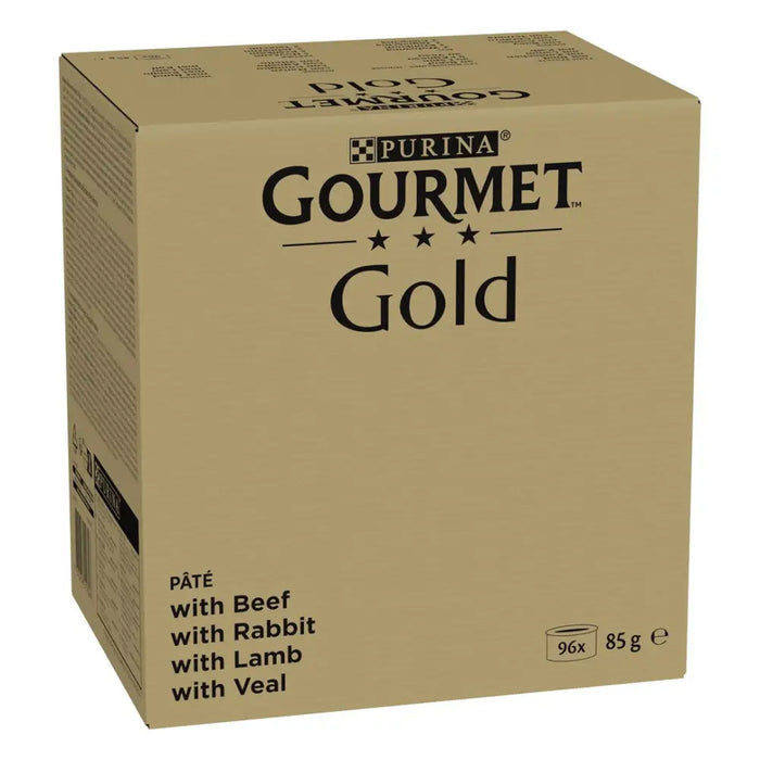 PURINA GOURMET GOLD Mus Mix 4 Flavors - мокра храна