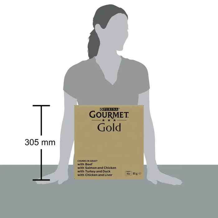 PURINA GOURMET GOLD Парчета в сос Микс от 4 вкуса - мокра