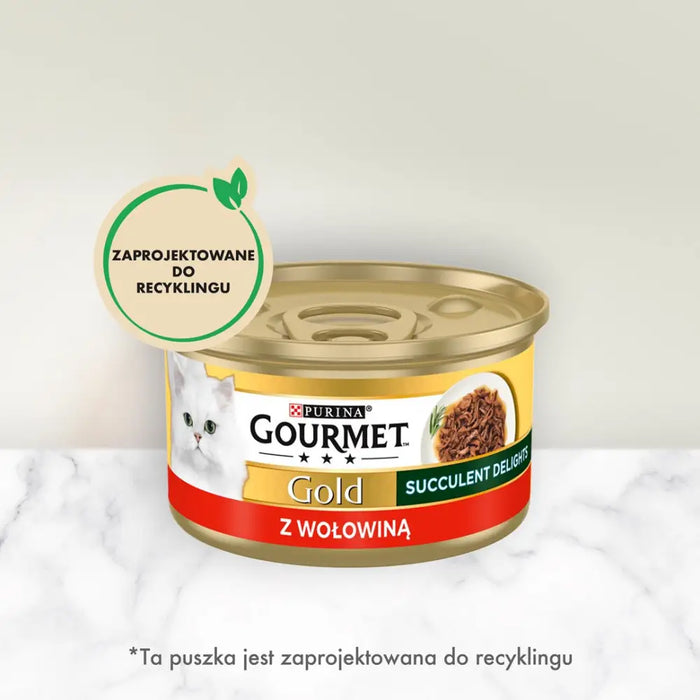 PURINA Gourmet Gold Succulent Delights Beef - мокра храна