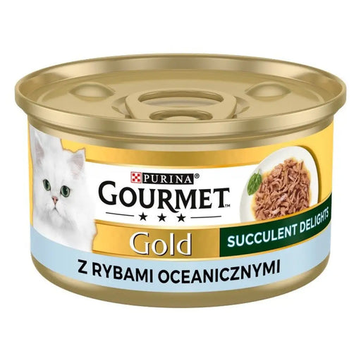 PURINA Gourmet Gold Succulent Delights Ocean fish - мокра