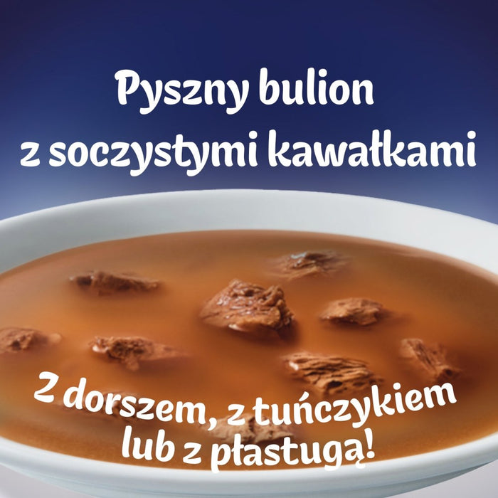 PURINA Felix Original Soup Time Box Fish - мокра храна за котки - 6x48 г