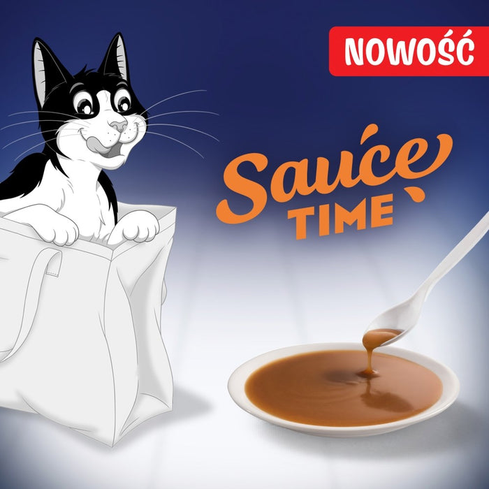 PURINA Felix Sauce Time - мокра храна за котки - 6x40 г