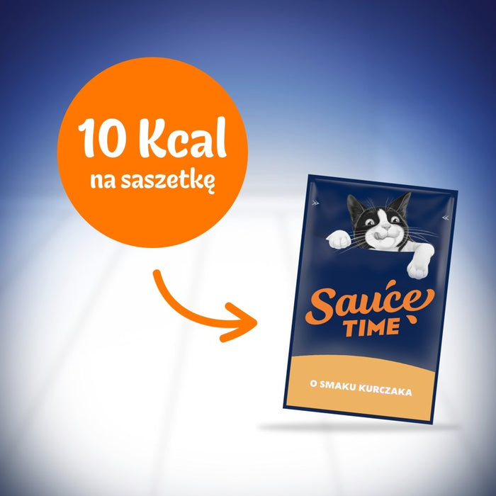 PURINA Felix Sauce Time - мокра храна за котки - 6x40 г