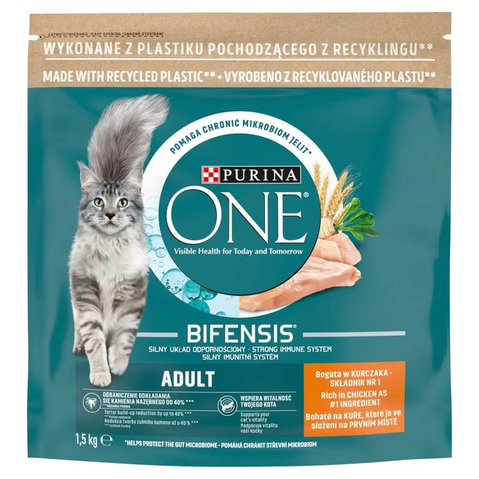 PURINA One Bifensis Adult Chicken - суха храна за котки