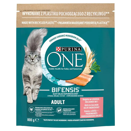 PURINA One Bifensis Adult Salmon - суха храна за котки