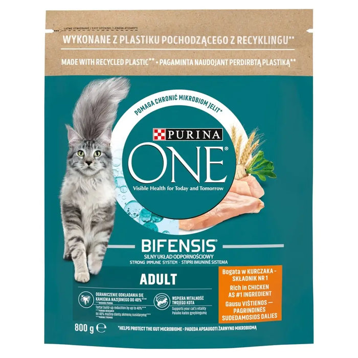 PURINA One Bifensis Adult - суха храна за котки - 800 гр