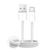 Puro Fabrik 2.0 10W USB-A - USB-C плетен кабел 1,5 м - бял