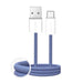 Puro Fabrik 2.0 10W USB-A - USB-C плетен кабел 1,5 м - син