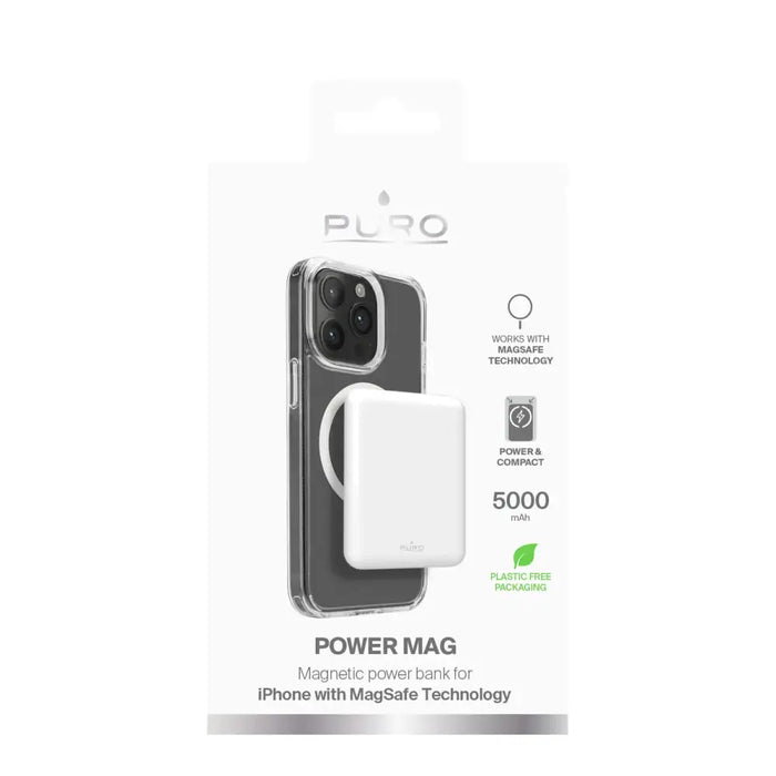 Puro Power Mag 5000mAh Преносима батерия Powerbank