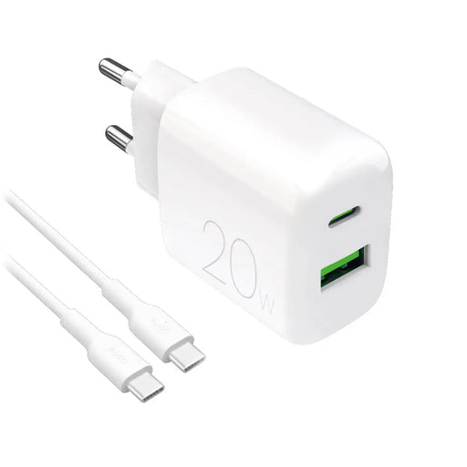 Puro PROLITE 20W USB A / USB C стенно зарядно + USB C USB C