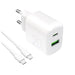 Puro PROLITE 20W USB A / USB C стенно зарядно + USB C USB C