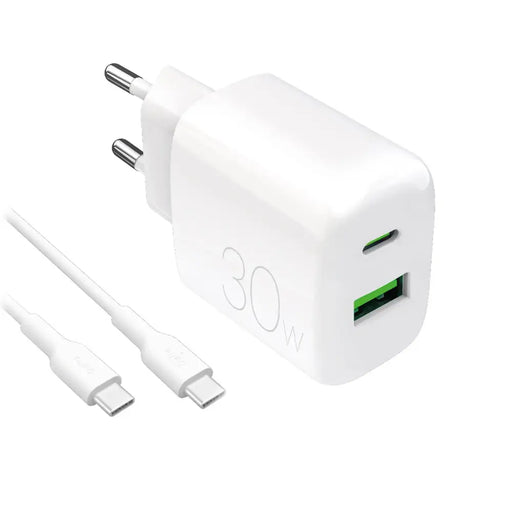 Puro PROLITE 30W USB A / USB C стенно зарядно + USB C USB C