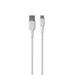 Puro Soft USB-A - USB-C кабел 1,5 м - бял