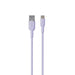 Puro Soft USB-A - USB-C кабел 1,5 м - лилав